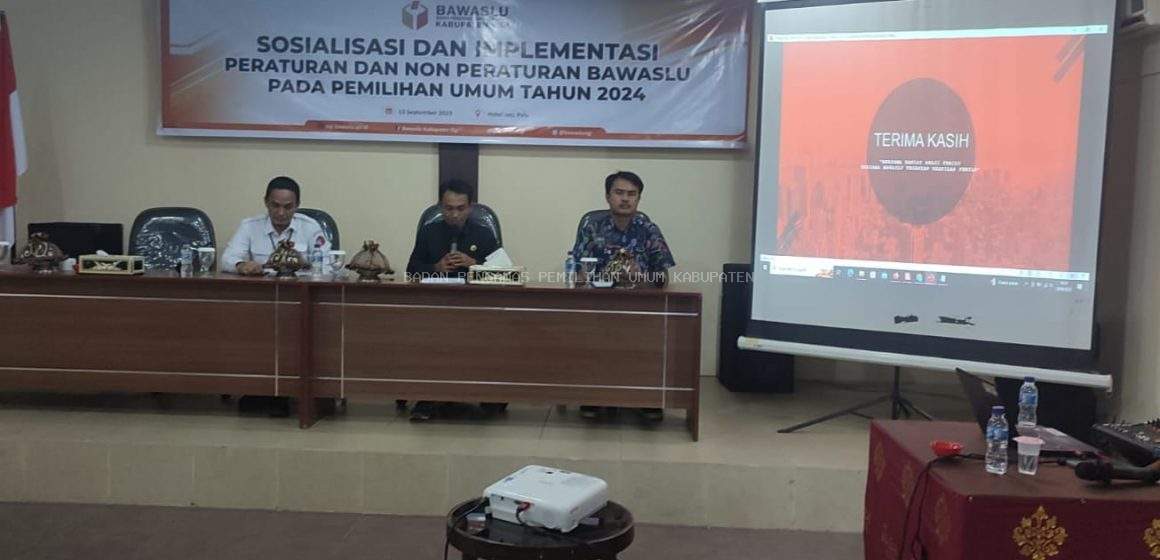 BAWASLU KABUPATEN SIGI INGATKAN NETRALITAS ASN PADA PEMILIHAN UMUM TAHUN 2024