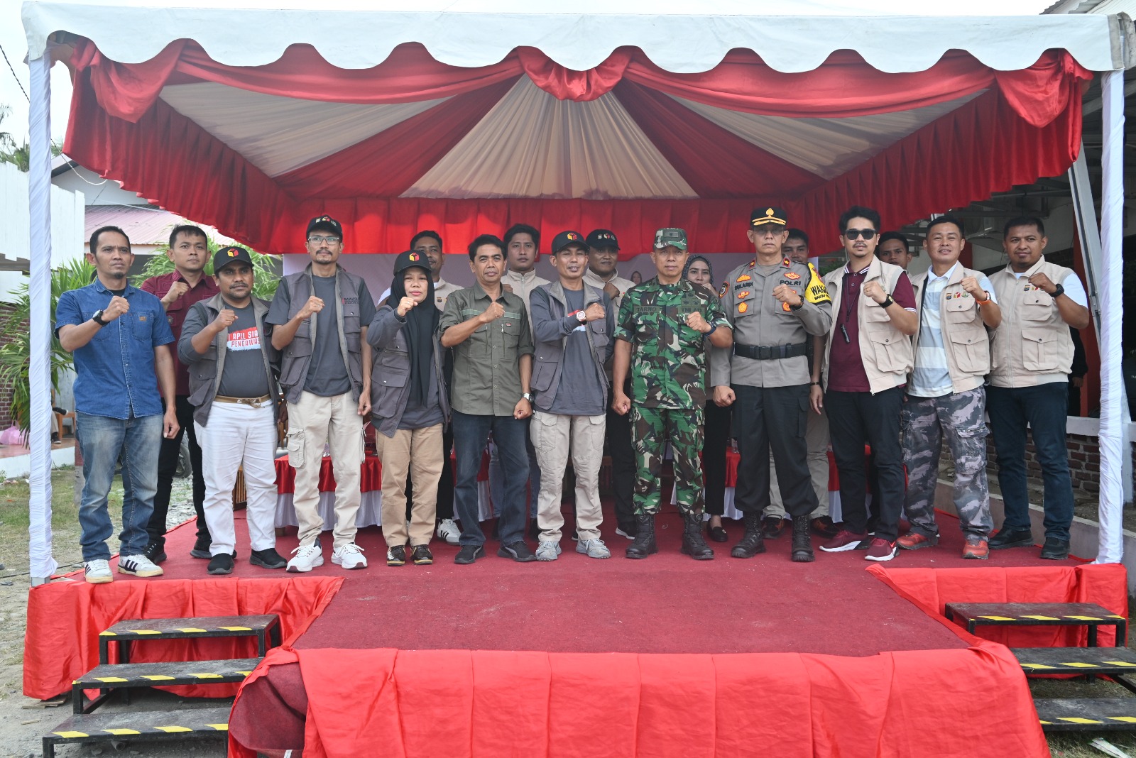 Bawaslu Sigi Menggelar Apel Siaga Pengawasan Pemilihan Kepala Daerah tahun 2024. 
