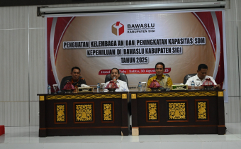 Anggota DPRD RI H.Longki Djanggola menjadi salah satu Narasumber dalam penguatan kelembagaan Sumber Daya Manusia,Sabtu (30/8/2025) 